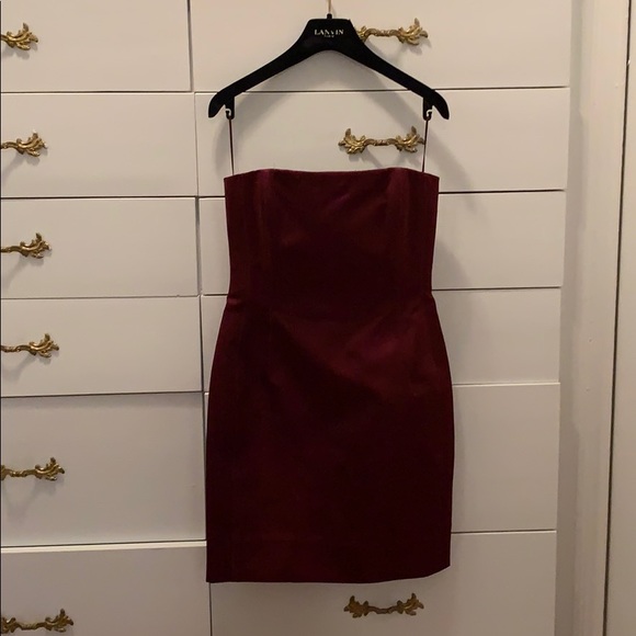 BNWOT Lanvin Strapless Dress with Built-In Corset - Picture 5 of 8